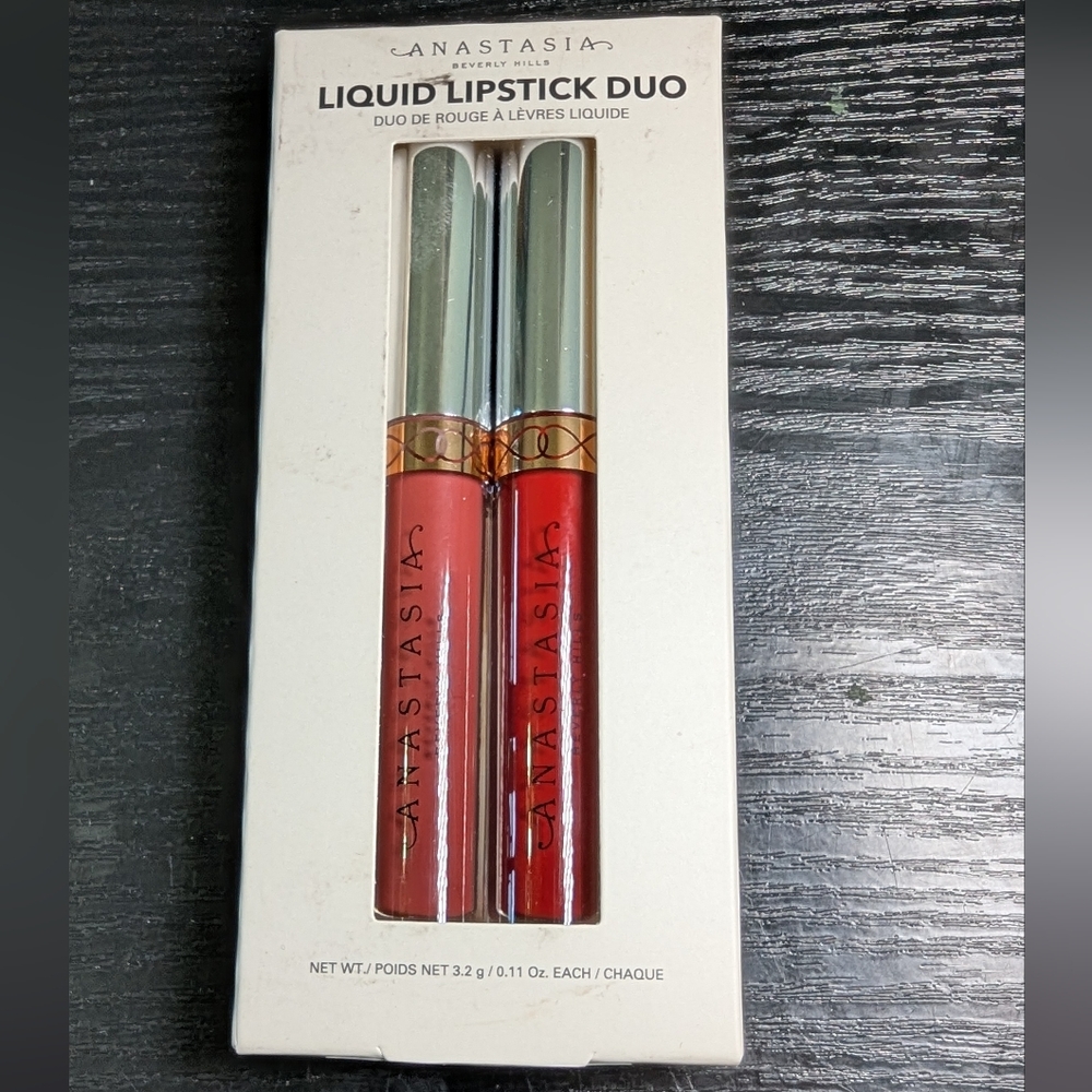 Anastasia Liquid Lipstick Duo in Red and Pink